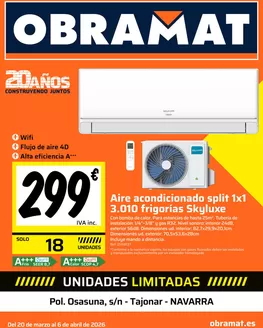 Catálogo Obramat en Bollullos de la Mitación | Folleto Obramat Pamplona | 2026-03-24T00:00:00.000Z - 2026-04-06T00:00:00.000Z