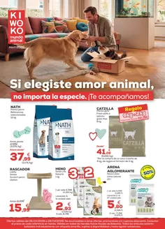 Catálogo Kiwoko en Besalú | Si elegiste amor animal, no importa la especie. ¡Te acompañamos! | 2026-03-26T00:00:00.000Z - 2026-04-28T00:00:00.000Z