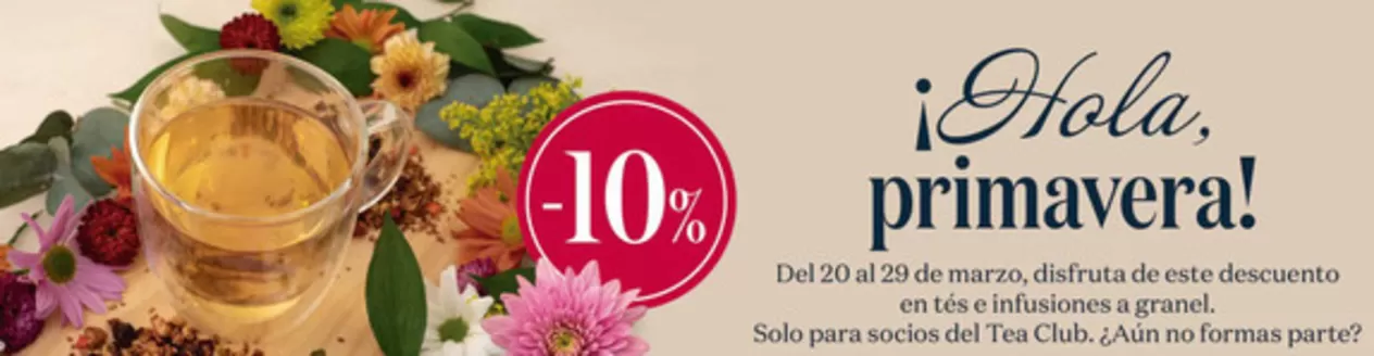 Catálogo Tea Shop en Orihuela | -10% | 2026-03-25T00:00:00.000Z - 2026-03-29T00:00:00.000Z