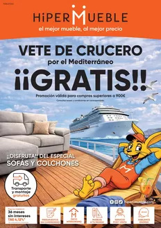 Catálogo Hipermueble en Castilleja de la Cuesta | Vete De Crucero Por El Mediterráneo ¡¡Gratis!! | 2026-03-26T00:00:00.000Z - 2026-06-30T00:00:00.000Z