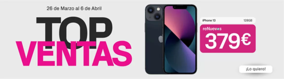 Catálogo Phone House en Águilas | Top Ventas | 2026-03-26T00:00:00.000Z - 2026-04-06T00:00:00.000Z