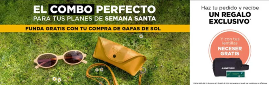 Catálogo Alain Afflelou | El Combo Perfecto Para Tus Planes De Semana Santa | 2026-03-27T00:00:00.000Z - 2026-04-05T00:00:00.000Z