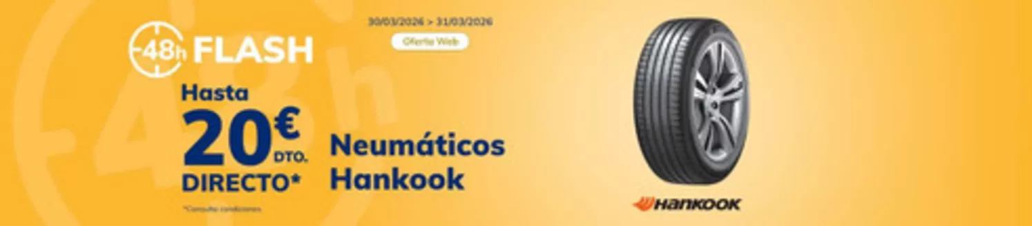 Catálogo Norauto en Alcázar de San Juan | Oferta Flash | 2026-03-30T00:00:00.000Z - 2026-03-31T00:00:00.000Z