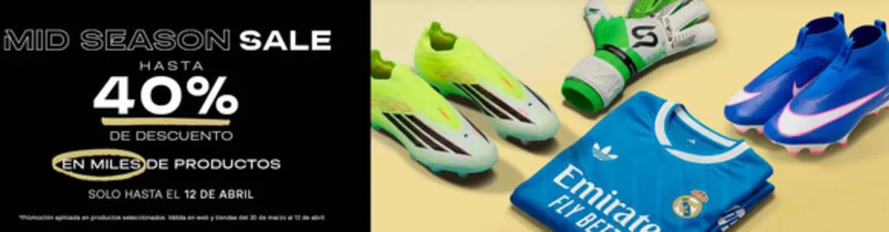 Catálogo Fútbol Emotion en San Juan del Puerto | Hasta 40% Descuento | 2026-03-30T00:00:00.000Z - 2026-04-12T00:00:00.000Z