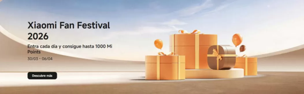 Catálogo Xiaomi en Barcelona | Xiaomi Fan Festival 2026 | 2026-03-30T00:00:00.000Z - 2026-04-06T00:00:00.000Z