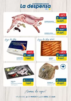 Catálogo Supermercados La Despensa en Boadilla del Monte | Válido Del 31 De Marzo Al 4 De Abril De 2026 | 2026-03-31T00:00:00.000Z - 2026-04-04T00:00:00.000Z