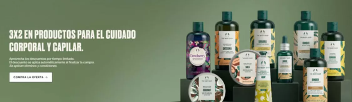 Catálogo The Body Shop en Palencia | 3x2 | 2026-03-31T00:00:00.000Z - 2026-04-13T00:00:00.000Z