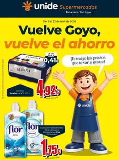 Catálogo Unide Supermercados en Tarifa | Vuelve Goyo, vuelve el ahorro Supermercados Canarias | 2026-04-09T00:00:00.000Z - 2026-04-22T00:00:00.000Z