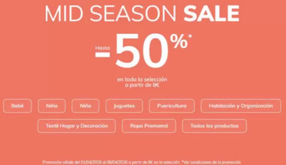 Catálogo Vertbaudet en Girona | Hasta -50% | 2026-04-01T00:00:00.000Z - 2026-04-06T00:00:00.000Z