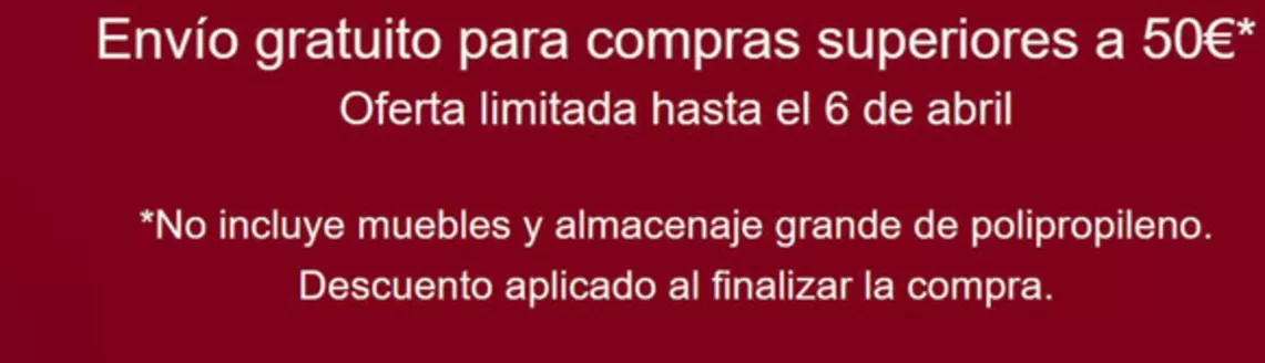 Catálogo Muji en Calzada de Oropesa | Envío gratuito para compras superiores a 50€ | 2026-04-02T00:00:00.000Z - 2026-04-06T00:00:00.000Z