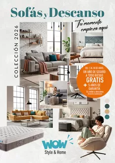 Catálogo WOW Málaga, Style&Home by Mubak en Calzada de Oropesa | Sofás Y Descanso Coleccion 2026 | 2026-04-02T00:00:00.000Z - 2026-04-30T00:00:00.000Z