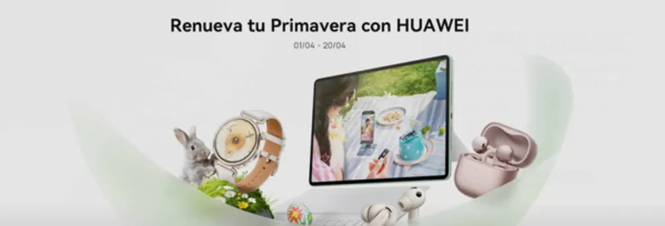 Catálogo Huawei en Amposta | Renueva tu Primavera con HUAWEI | 2026-04-02T00:00:00.000Z - 2026-04-20T00:00:00.000Z
