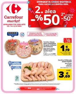 Catálogo Carrefour Market en Sant Boi | 2. alea -50% | 2026-04-07T00:00:00.000Z - 2026-04-22T00:00:00.000Z
