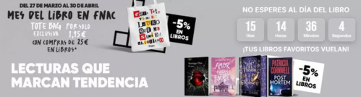 Catálogo Fnac | -5% En Libros | 2026-04-07T00:00:00.000Z - 2026-04-30T00:00:00.000Z