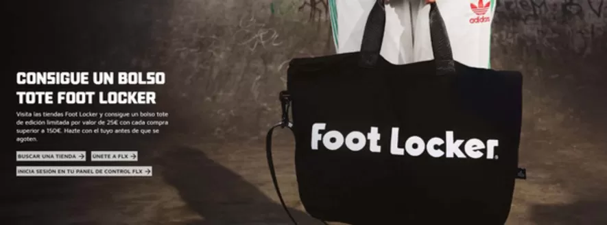 Catálogo Foot Locker en Torres de Cotillas | Consigue Un Bolso Tote Foot Locker | 2026-04-07T00:00:00.000Z - 2026-04-20T00:00:00.000Z