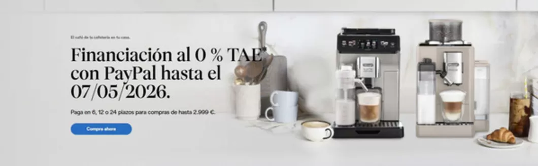 Catálogo De'Longhi | Promoción | 2026-04-07T00:00:00.000Z - 2026-05-07T00:00:00.000Z