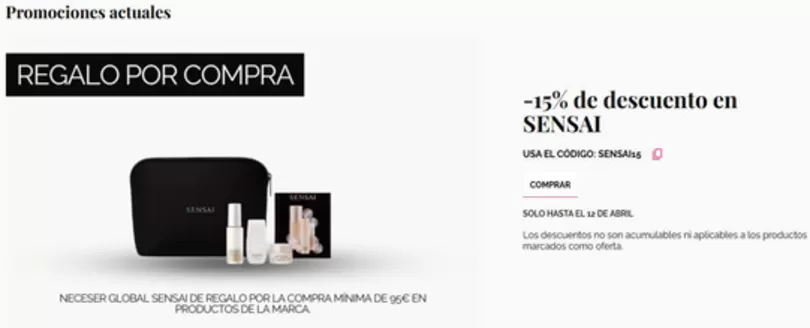 Catálogo Perfumerías Tin Tin | -15% de descuento en SENSAI | 2026-04-07T00:00:00.000Z - 2026-04-12T00:00:00.000Z