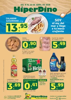 Catálogo HiperDino en Santa Cruz de la Palma | Ofertas desde el 9 de abril | 2026-04-09T00:00:00.000Z - 2026-04-22T00:00:00.000Z