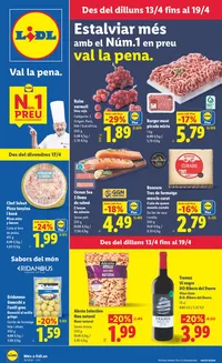 Catálogo Lidl | № 1 PRECIO - Ofertas válidas del 13/04 al 19/04 | 2026-04-13T00:00:00.000Z - 2026-04-19T00:00:00.000Z