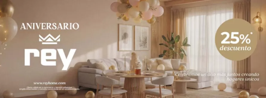 Catálogo Muebles Rey en Cardedeu | Aniversario Rey | 2026-04-09T00:00:00.000Z - 2026-04-22T00:00:00.000Z