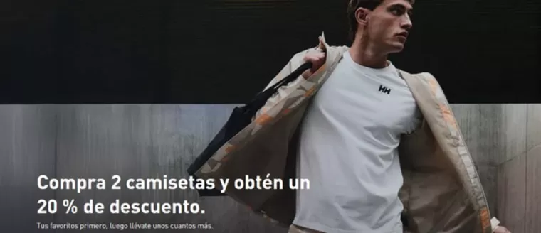 Catálogo Helly Hansen en Letux | Compra 2 camisetas y obtén un 20 % de descuento | 2026-04-14T00:00:00.000Z - 2026-04-27T00:00:00.000Z