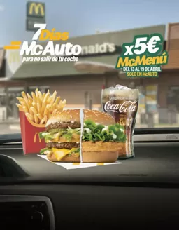 Catálogo McDonald's en Castellón de la Plana | x5€ McMenú | 2026-04-15T00:00:00.000Z - 2026-04-19T00:00:00.000Z