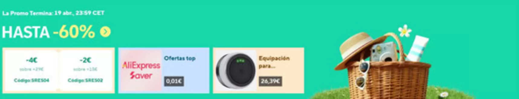 Catálogo Aliexpress en Aldaia | Hasta -60% | 2026-04-15T00:00:00.000Z - 2026-04-19T00:00:00.000Z