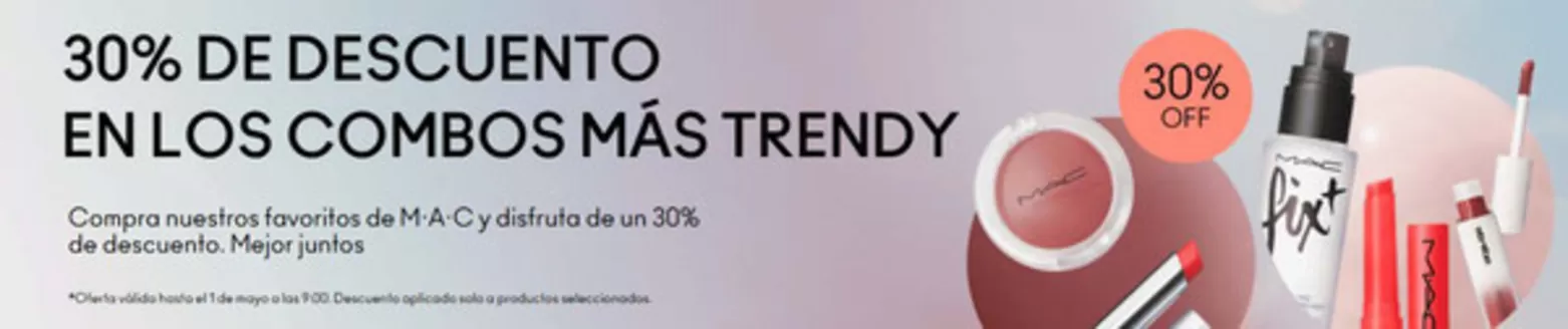 Catálogo Mac Cosmetics en Miranda de Ebro | 30% De Descuento | 2026-04-16T00:00:00.000Z - 2026-05-01T00:00:00.000Z