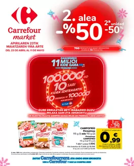 Catálogo Carrefour Market en Sabadell | 2. alea -50% | 2026-04-23T00:00:00.000Z - 2026-05-11T00:00:00.000Z