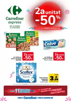 Catálogo Carrefour Express | 2a unitat -50% | 2026-04-23T00:00:00.000Z - 2026-05-11T00:00:00.000Z