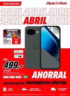 Catálogo MediaMarkt | Del 23 al 28 de abril | 2026-04-23T00:00:00.000Z - 2026-04-28T00:00:00.000Z