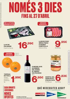 Catálogo Hipercor | Només 3 Dies | 2026-04-24T00:00:00.000Z - 2026-04-27T00:00:00.000Z