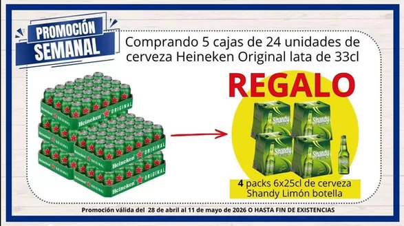 Catálogo Cash Jesuman en Loranca | Promoción Heineken + Shandy | 2026-04-28T00:00:00.000Z - 2026-05-11T00:00:00.000Z