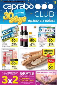 Catálogo Caprabo en Zestoa | Caprabo Club 30 anys | 2026-04-30T00:00:00.000Z - 2026-05-13T00:00:00.000Z