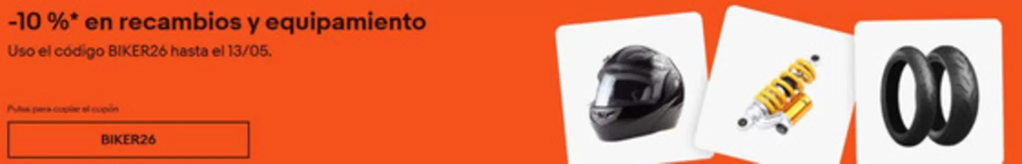 Catálogo eBay en Olot | -10% en recambios y equipamiento | 2026-04-30T00:00:00.000Z - 2026-05-13T00:00:00.000Z