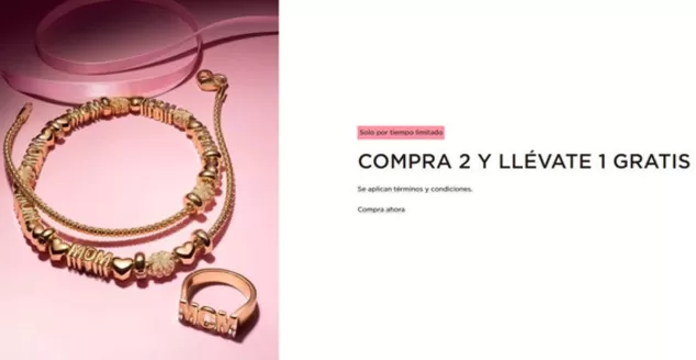 Catálogo Pandora | Compra 2 Y Llévate 1 Gratis | 2026-04-30T00:00:00.000Z - 2026-05-12T00:00:00.000Z