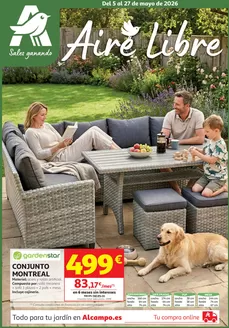 Catálogo Alcampo | Alcampo Hiper Grande Unico - Aire Libre | 2026-05-05T00:00:00.000Z - 2026-05-27T00:00:00.000Z