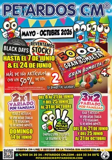 Catálogo Petardos CM | Mayo - Octubre 2026 | 2026-05-04T00:00:00.000Z - 2026-10-31T00:00:00.000Z