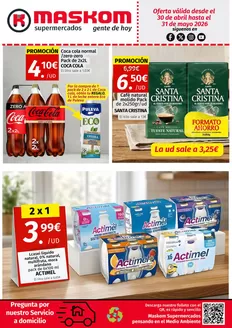 Catálogo Maskom Supermercados | Oferta válida desde el 30 de abril hasta el 31 de mayo 2026 | 2026-05-04T00:00:00.000Z - 2026-05-31T00:00:00.000Z