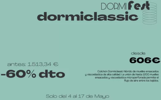 Catálogo Dormitienda | -60% dto | 2026-05-04T00:00:00.000Z - 2026-05-17T00:00:00.000Z