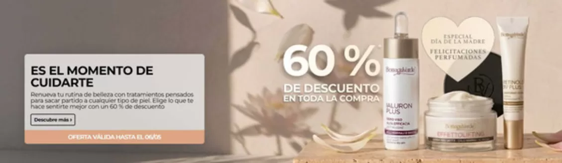 Catálogo Bottega Verde | 60% De Descuento En Toda La Compra | 2026-05-04T00:00:00.000Z - 2026-05-06T00:00:00.000Z