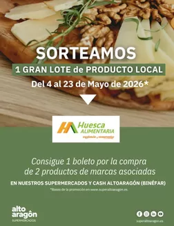 Catálogo Supermercados Altoaragón | Sorteo | 2026-05-05T00:00:00.000Z - 2026-05-23T00:00:00.000Z