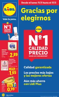 Catálogo Lidl | № 1 PRECIO - Ofertas válidas del 11/05 al 17/05 | 2026-05-11T00:00:00.000Z - 2026-05-17T00:00:00.000Z