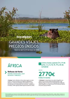 Catálogo Travelplan en Hernán Cortés | Travelplan África | 2026-05-06T00:00:00.000Z - 2026-05-19T00:00:00.000Z