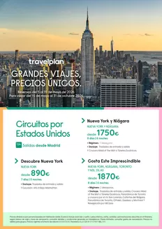 Catálogo Travelplan en Hernán Cortés | Circuitos por Estados Unidos | 2026-05-06T00:00:00.000Z - 2026-05-19T00:00:00.000Z