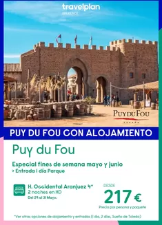 Catálogo Travelplan en Hernán Cortés | Travelplan Puy du Fou | 2026-05-06T00:00:00.000Z - 2026-06-30T00:00:00.000Z