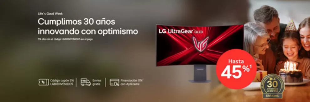Catálogo LG | Hasta 45% | 2026-05-06T00:00:00.000Z - 2026-05-26T00:00:00.000Z