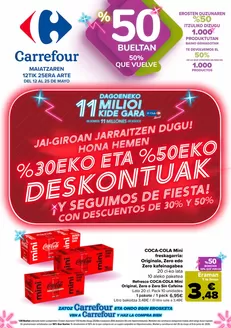 Catálogo Carrefour en Zuia | 50% QUE VUELVE + 2ªUD. AL -50% | 2026-05-12T00:00:00.000Z - 2026-05-25T00:00:00.000Z