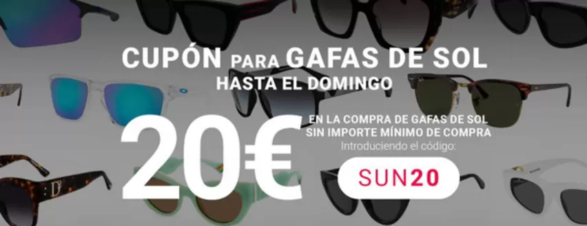 Catálogo Perfumerías Sabina | Cupón Para Gafas De Sol | 2026-05-08T00:00:00.000Z - 2026-05-10T00:00:00.000Z