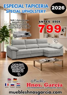 Catálogo Muebles Hnos. García | Especial Tapiceria 2026 | 2026-05-12T00:00:00.000Z - 2026-12-31T00:00:00.000Z